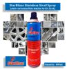 StarBlaze Stainless Steel Spray - Anti-Corrosion Film (SS-316L Equivalent) - 400ml (Pack of 2) – Rust Protection, Matte Finish, High-Temperature Resistance, for Pumps, Motor Casings & More