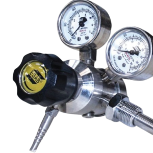 ESAB ISG 43D RH-II SS Gas Regulator – Stainless Steel High-Purity Specialty Gas Pressure Regulator, 250 kg/cm² Inlet, 150 LPM Flow, Leak-Tested for Laboratory & Industrial Use