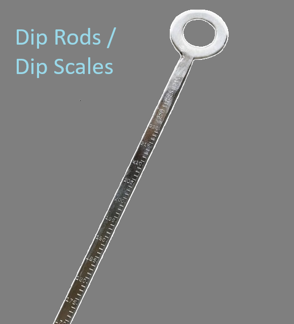 "Premium Quality Dip Rods / Measuring Square Bars / Dip Sticks for the Petroleum Industry – Custom Sizes Manufactured to Order"